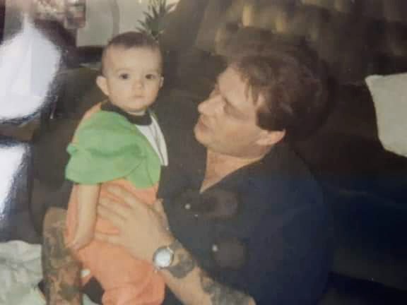 Baby Michael and Dad